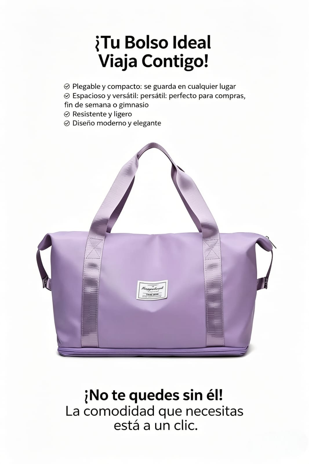 Bolso Deportivo De Mano Para Viaje y Gym