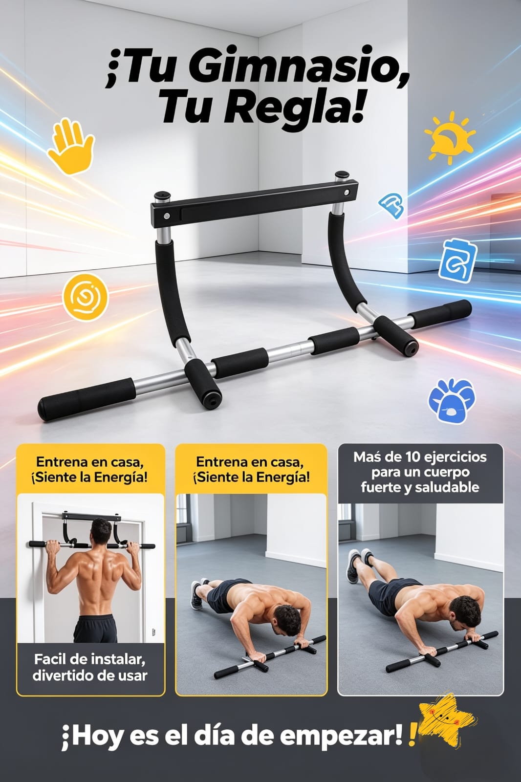 Barra Ejercicio Multifuncional 2.0