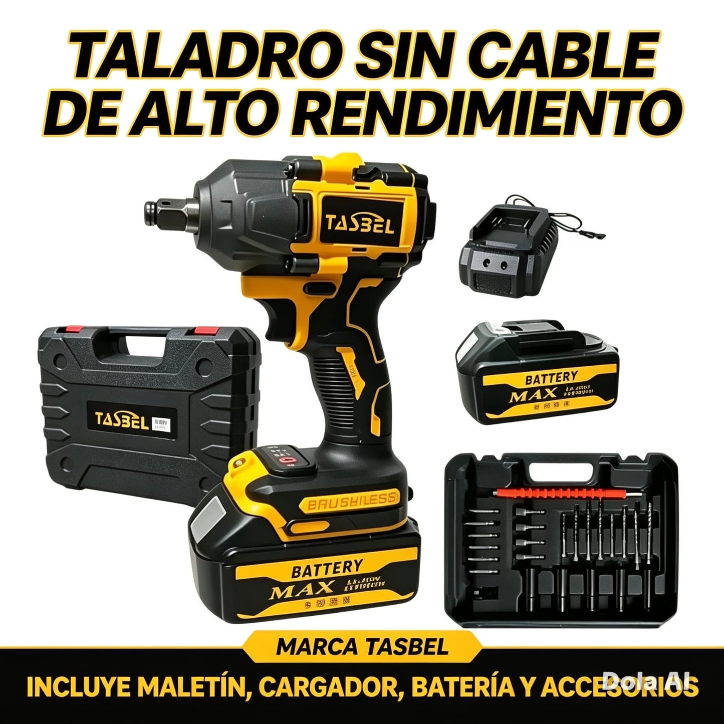 Llave Taladro Impacto Inalam Accesorios