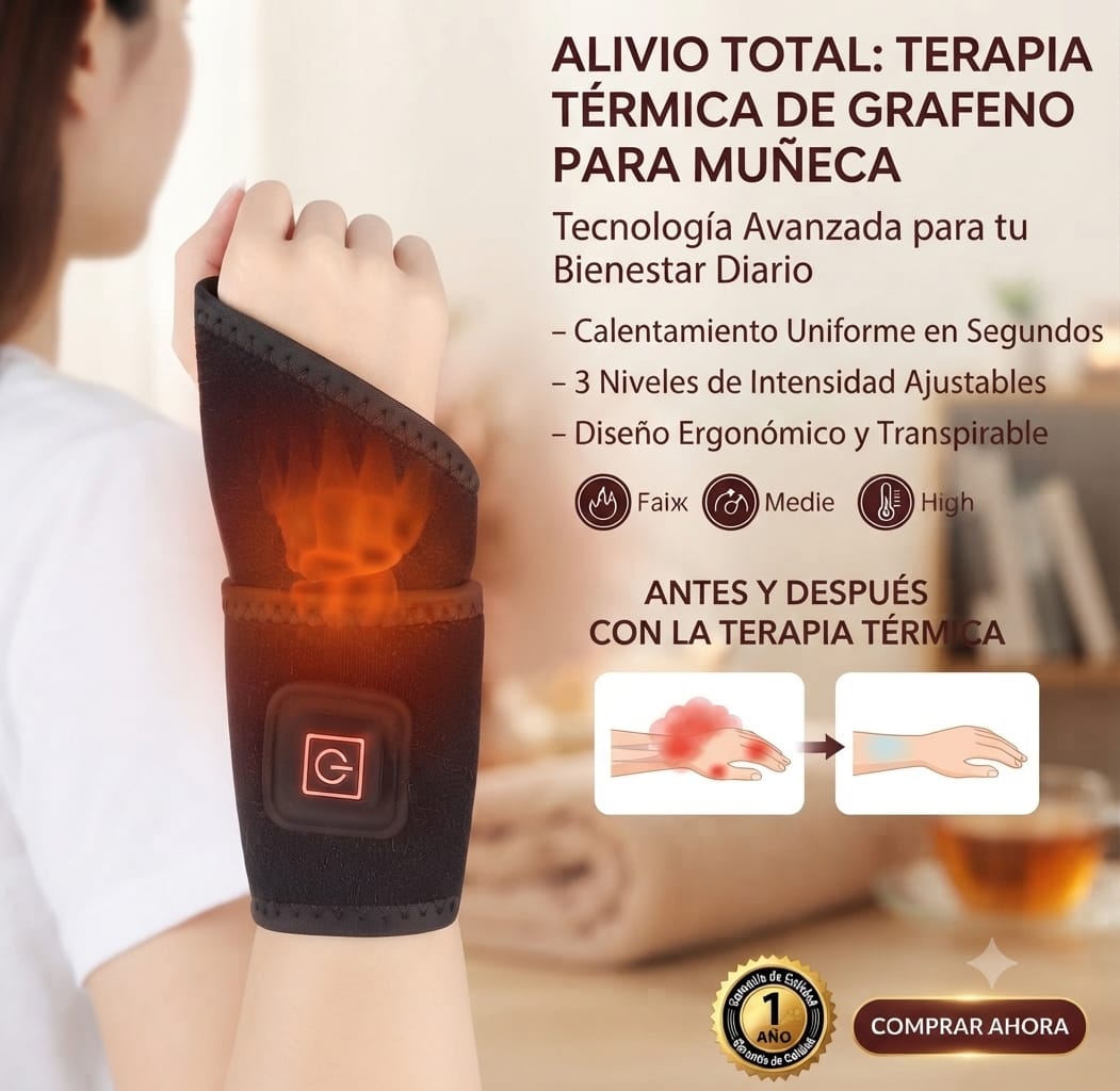 Muñequera Termica Alivio Tendinitis